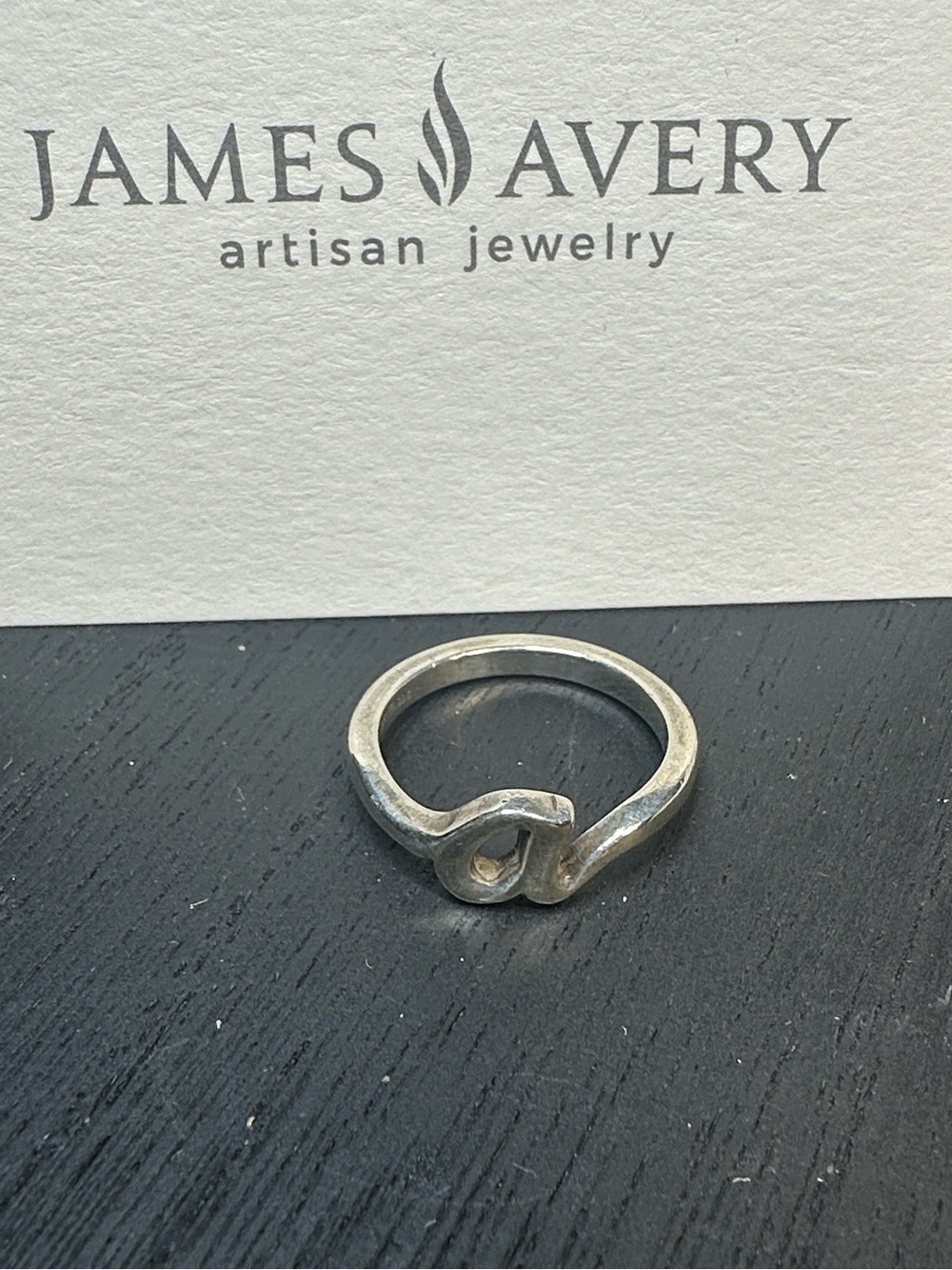 James Avery ring monogram “a” sterling silver 925